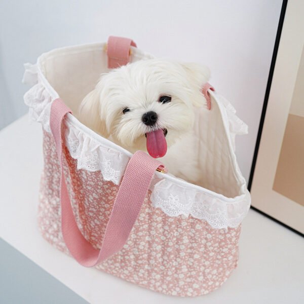 Blue Tea Cup Pet Bag Portable Simple And Portable - Image 2