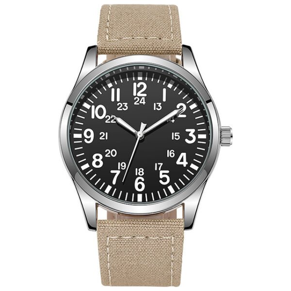 Air Force Field Fabric Strap 24-hour Display Watch - Image 6