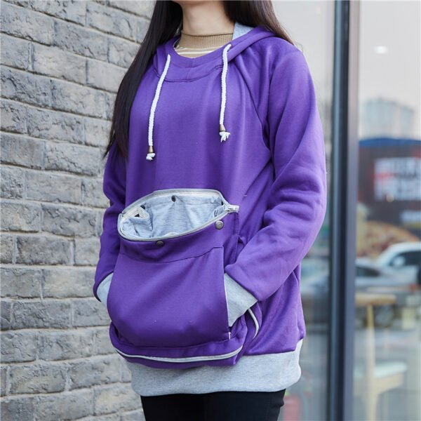 Women Pullover Hoodie Sweatshirt For Pets Cat Small Dog - Image 3