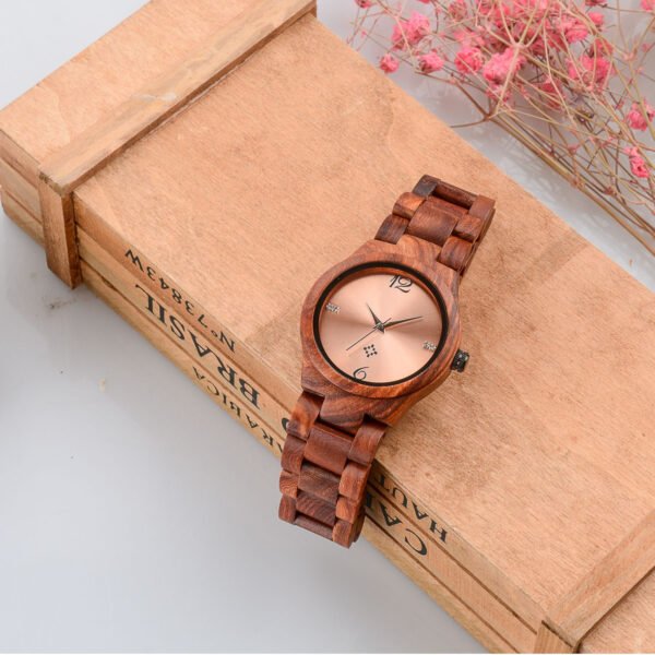 Wooden Casual Fashion Quartz Movement Watch - Image 7