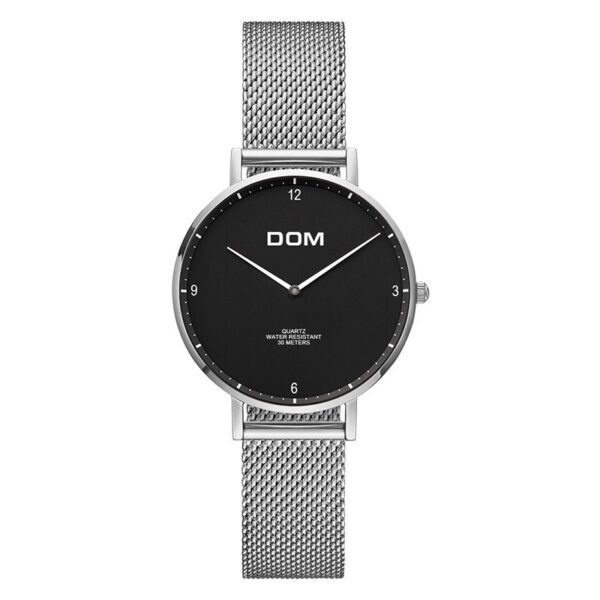 Belt simple and stylish ultra-thin steel waterproof couple watch - Image 4