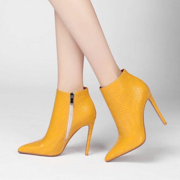 Autumn And Winter Women's Stiletto Ankle Boots - Image 2