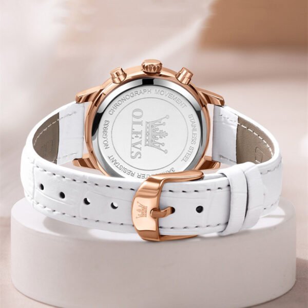 Women's Quartz Watch With Diamond Inlaid Multi-function Timing - Image 2