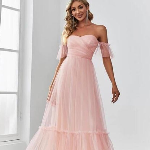 Women's Off-shoulder Tube Top Evening Dress - Image 9