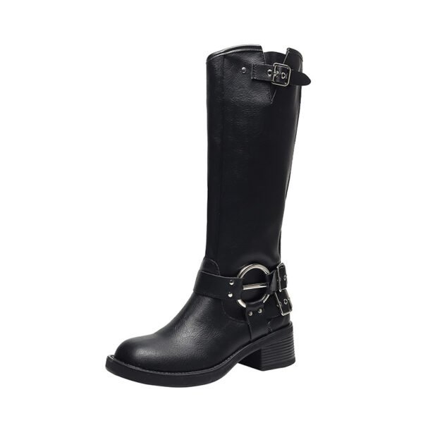 Below The Knee Plus Size Women's Boots - Image 7