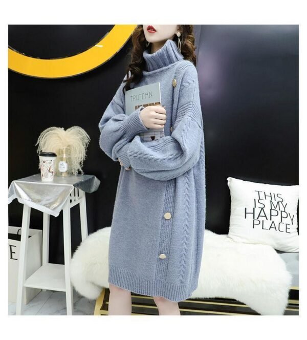 Autumn And Winter New Loose And Lazy Style Base Dress - Image 10