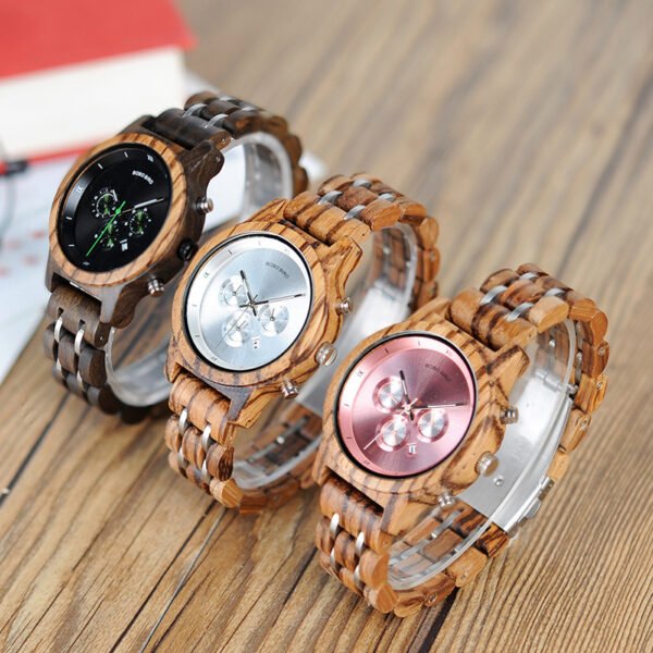 BOBO BIRD Wooden Watch GP016/17/18 Fashion Trend Men's Business Casual Wooden Watch