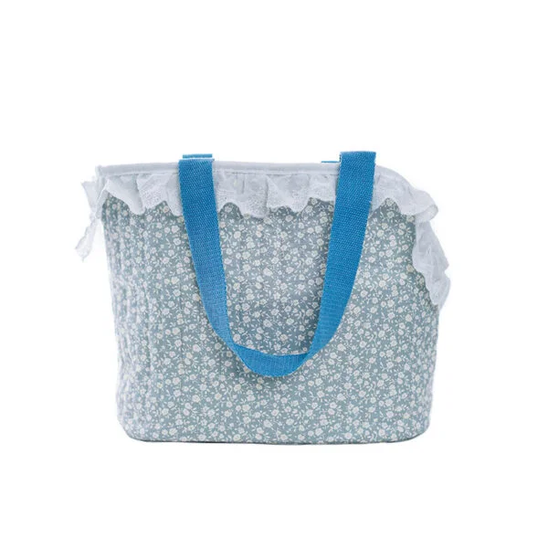 Blue Tea Cup Pet Bag Portable Simple And Portable - Image 5