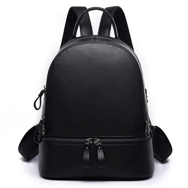 Backpack Women's Korean Fashion Casual Leather - Image 3