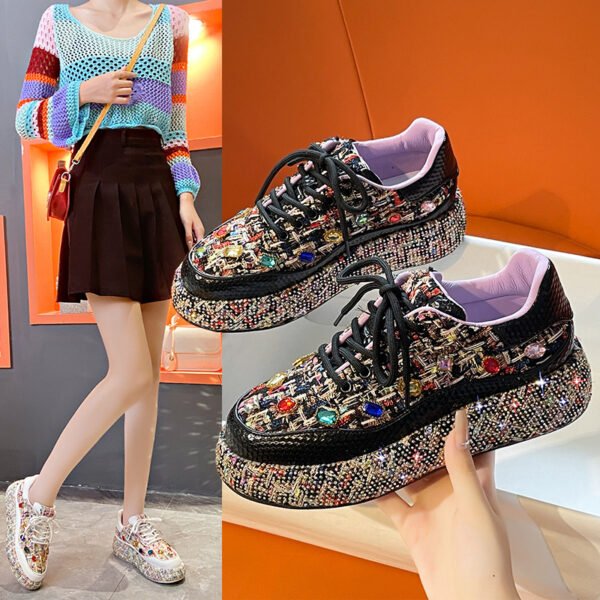 Board Shoes Thick Sole Low-cut Fashion Sports - Image 2