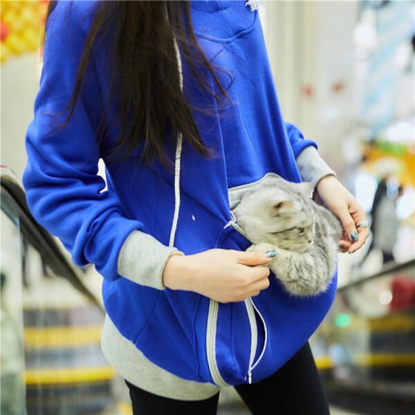 Women Pullover Hoodie Sweatshirt For Pets Cat Small Dog - Image 2