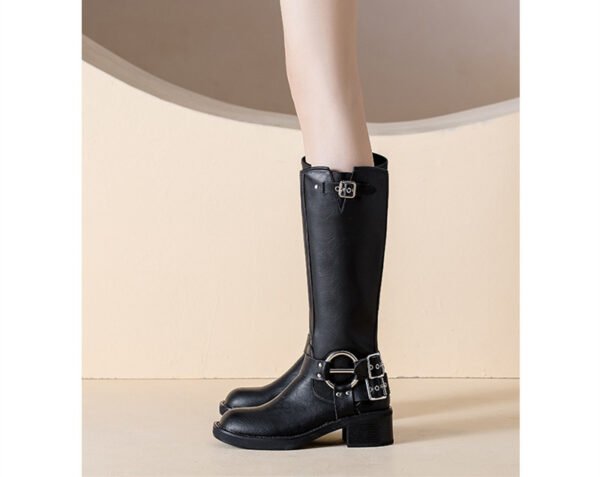 Below The Knee Plus Size Women's Boots - Image 9