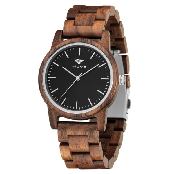 Zebra Fashion Wooden Quartz Watch - Image 6