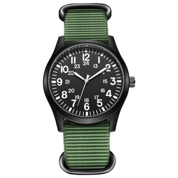 Air Force Field Fabric Strap 24-hour Display Watch - Image 7