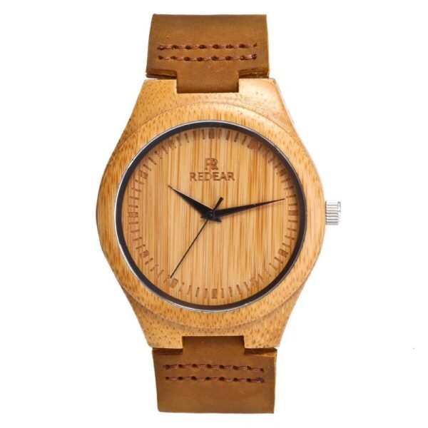 Bamboo quartz watch