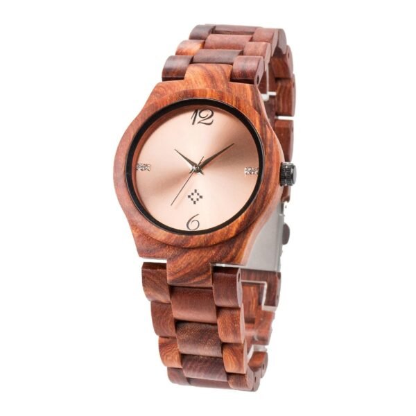 Wooden Casual Fashion Quartz Movement Watch - Image 3