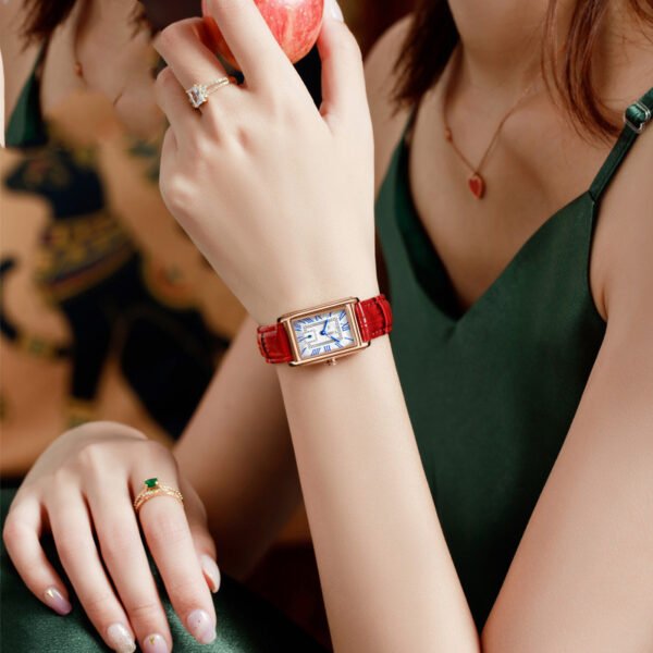 Women's Rectangular Fashion Quartz Watch