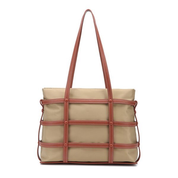 Woven Large Capacity Nylon Handbag - Image 6