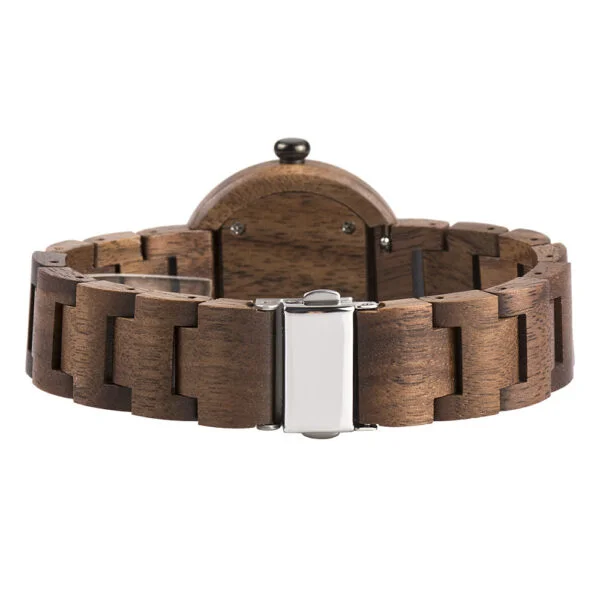 Bamboo wood watch watch ladies watch quartz movement watch - Image 3