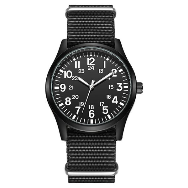 Air Force Field Fabric Strap 24-hour Display Watch - Image 10