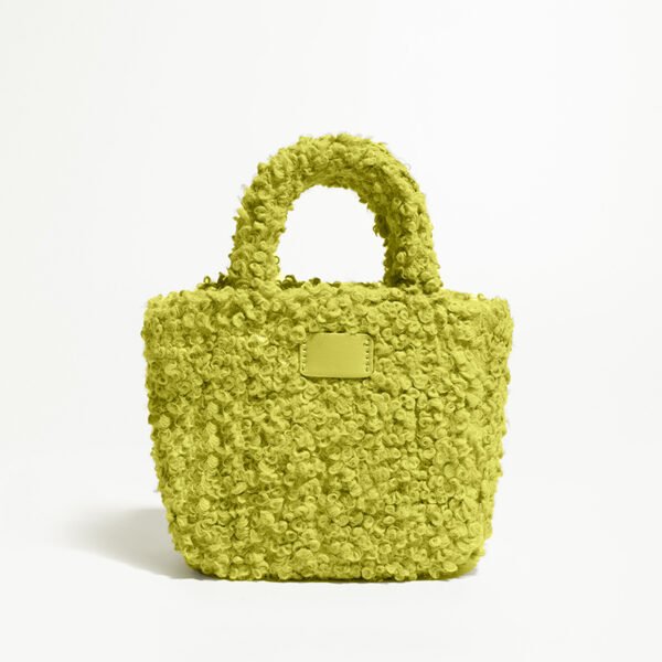 Women's Lamb Wool Small Square Bag - Image 4