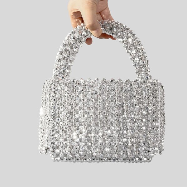 Acrylic Tassel Handbag For Women Diy Handmade - Image 3