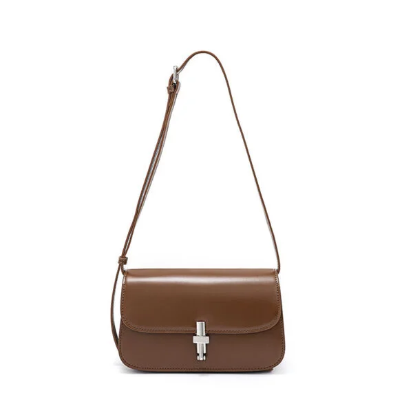 All-matching Genuine Leather Crossbody Bag For Women - Image 5