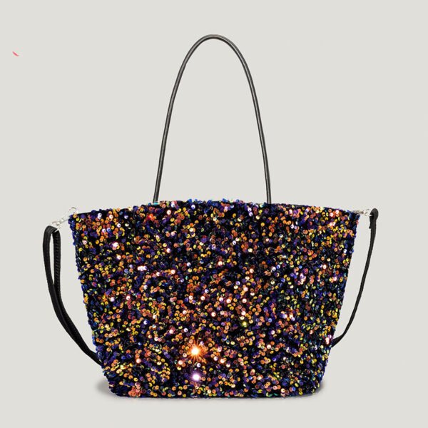 Autumn And Winter Super Flash Sequin Tote Bag Female Bling Sequins - Image 4