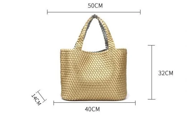 Woven Bag Open Cross Handbag - Image 7