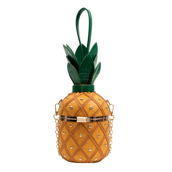 Women's Pineapple Rivet Diamond Casual Handbag - Image 7