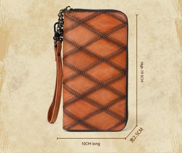 Women's Long Large Capacity Zipper Mobile Phone Bag - Image 9