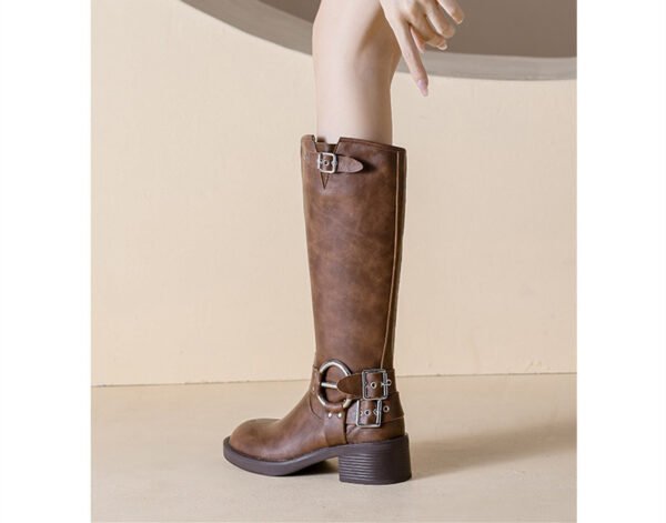 Below The Knee Plus Size Women's Boots - Image 10