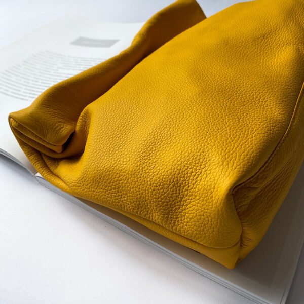 Women's First Layer Yellow Hand Bag Design - Image 7