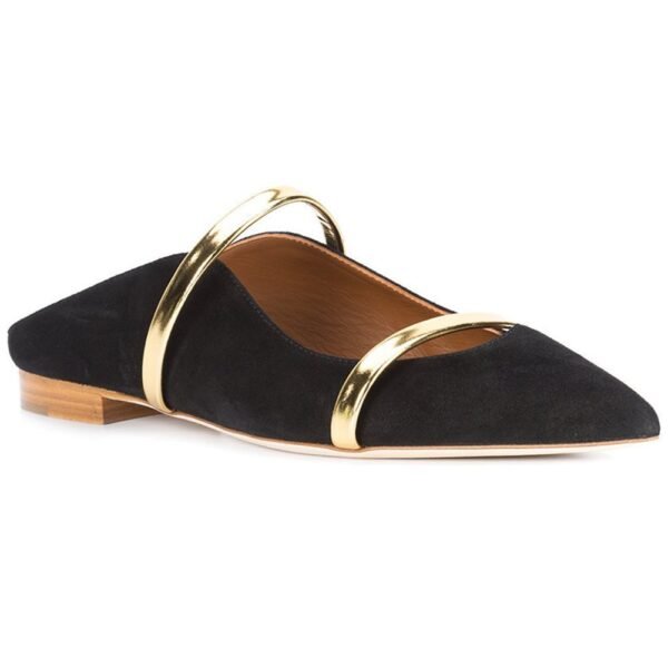 Pointed Toe Strap Flat Casual Shoes - Image 2