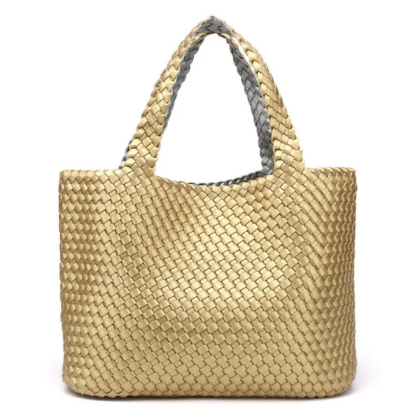 Woven Bag Open Cross Handbag - Image 10