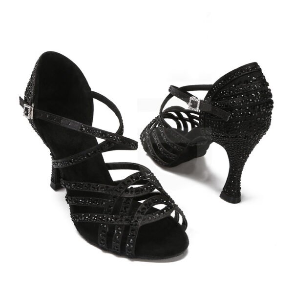 Women's High Heel Diamond Dancing Sandals - Image 4