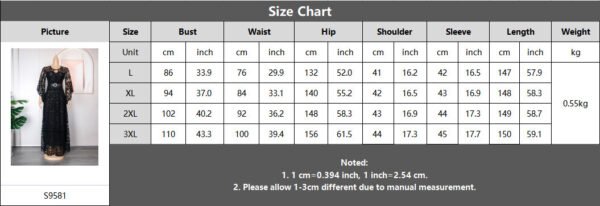 African Women's Wear Plus Size Chiffon Pleated Dress - Image 9