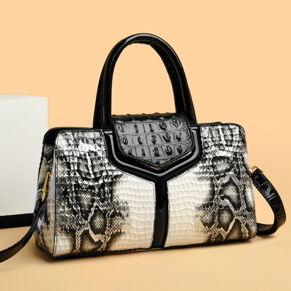 Women's Handbag Vintage Snake Pattern - Image 6