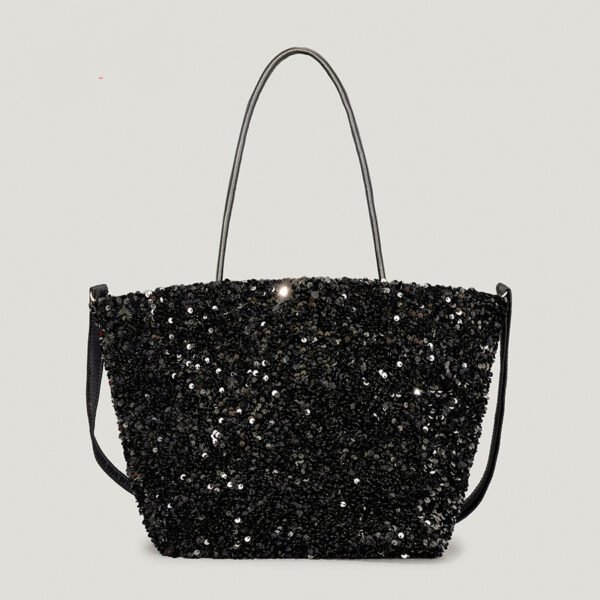 Autumn And Winter Super Flash Sequin Tote Bag Female Bling Sequins - Image 6