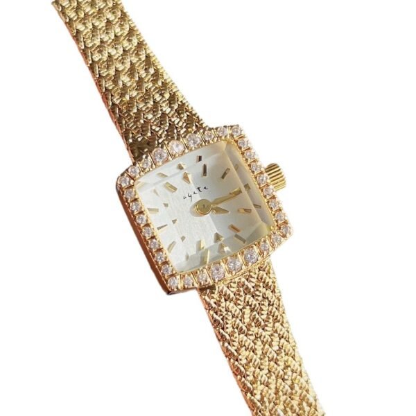 Zhonggu Small Golden Watch New Mini Delicate Square - Image 5