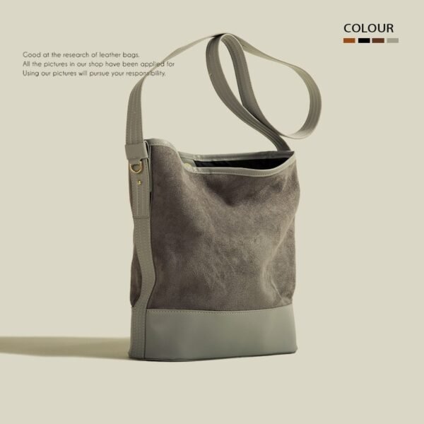 Women's Retro Large-capacity Bucket Bag - Image 4