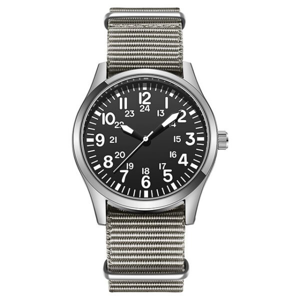 Air Force Field Fabric Strap 24-hour Display Watch - Image 8