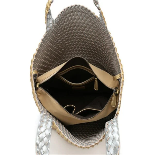 Woven Bag Open Cross Handbag - Image 3