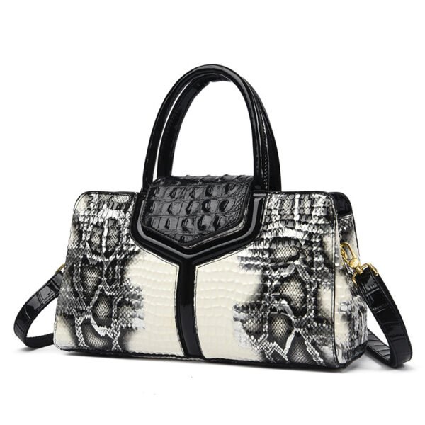 Women's Handbag Vintage Snake Pattern - Image 4