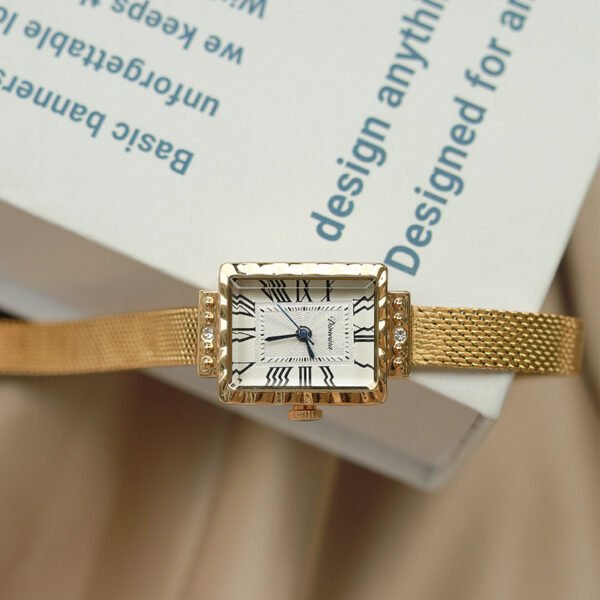 Women's Rectangular Mid-ancient Milan Watch - Image 3