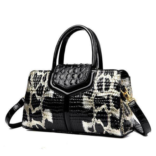 Women's Handbag Vintage Snake Pattern - Image 3