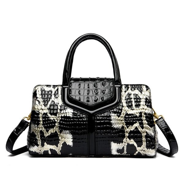 Women's Handbag Vintage Snake Pattern - Image 2