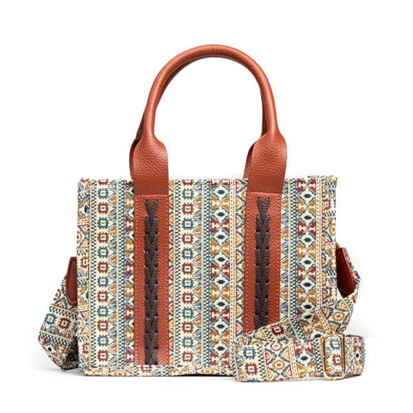 Women's One-shoulder Bohemian Aztec Handbag - Image 4