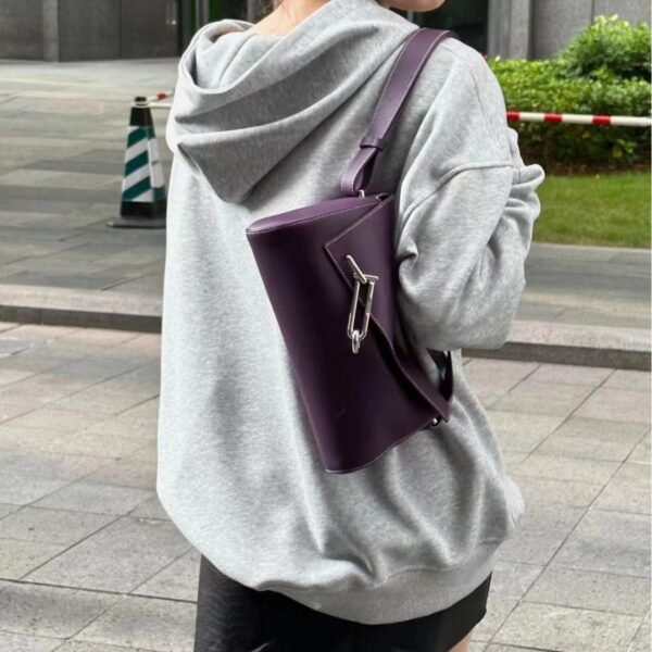 Women's Lock Box Color Small Square Bag Minority Fashion - Image 3