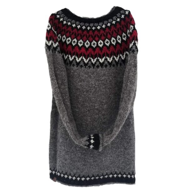 Autumn And Winter Jacquard Knitted Dress - Image 2